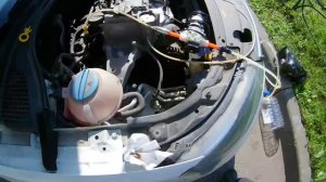 Замена масла через щуп Skoda Rapid (Лукойл Люкс 5W40 SN/CF)