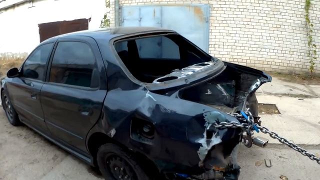 Вытяжка кузова на напольном стапеле )) Рихтовка 80 лвл ! смотреть онлайн