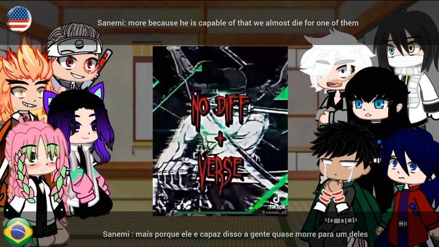 Demon Slayer React to Rononoa Zoro as Hashira//One Piece//Por?? Eng?? смотреть онлайн