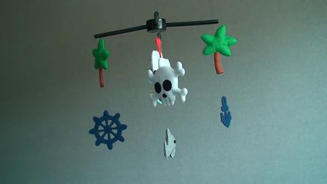 Детский мобиль пираты, Pirate Mobile, Baby mobile смотреть онлайн