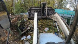 Люди свиньи.Убираем мусорные эстакады в поселке.