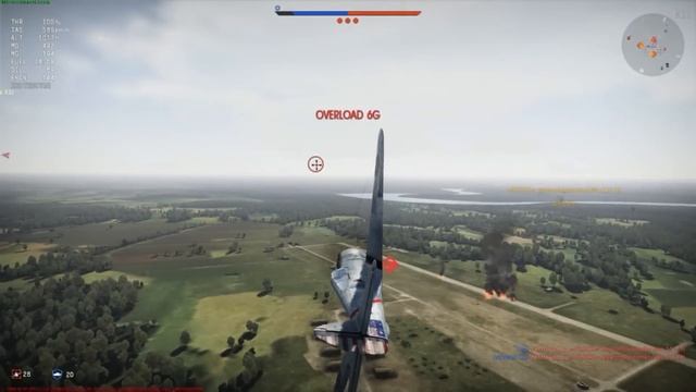 War Thunder - Yak-9T & P-36A Hawk - Realistic Battle смотреть онлайн