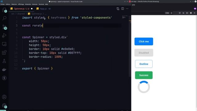 Tutoriel React: Apprendre Styled Components - 08 - Les animations смотреть онлайн