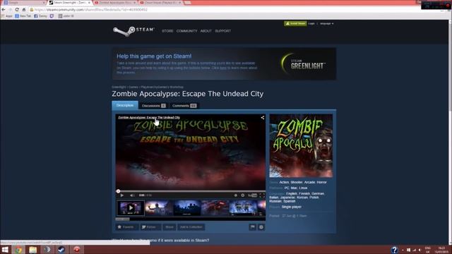 Greenlight: Zombie apocalypse escape the undead city i have had better looking poos смотреть онлайн