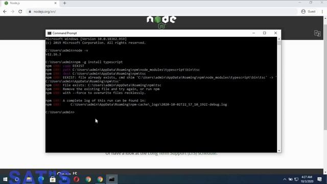 TypeScript Tutorial || Introduction || installation || TypeScript Tutorial in Hindi Part #01 смотреть онлайн