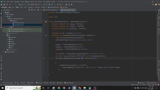 #12. How to Retrieve Data from Firebase Firestore Database in Android Studio using Kotlin смотреть онлайн