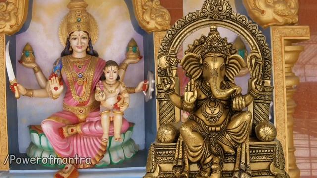Santhana Lakshmi Ganesha Mantra 1008 times | Om Namo Lakshmi Ganeshaya Mahyam Putram Prayacha Swaha смотреть онлайн
