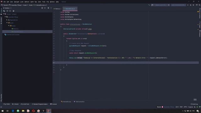 [UNITY] Как узнать наличие доступа в интернет? смотреть онлайн