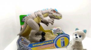 Индоминус Рекс и щенок Митя! Обзор игрушки IMAGINEXT Индоминус Рекс GMR164