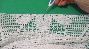 СКАТЕРТЬ "КОРОЛЕВСКАЯ ЛИЛИЯ". ЧАСТЬ 3