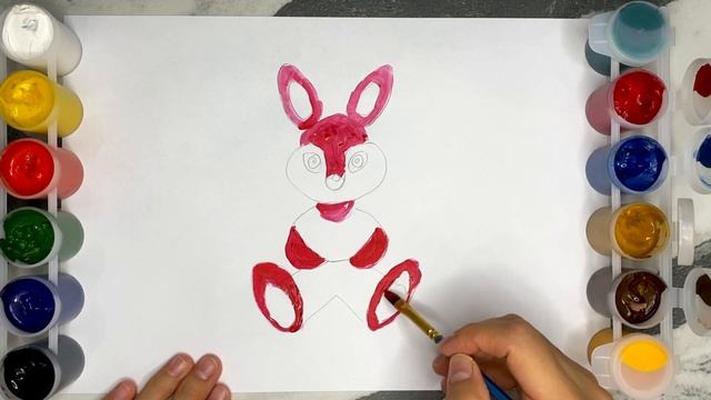 Рисуем зайчика. Рисование для детей. Как нарисовать кролика смотреть онлайн