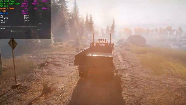 SnowRunner Ryzen 5 3600 + GTX 1660 Super on 2к Monitor смотреть онлайн