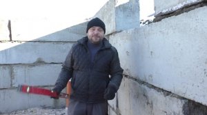 Большой дом за разумные деньги - часть 15. ФБС блоки стоят!  День 5