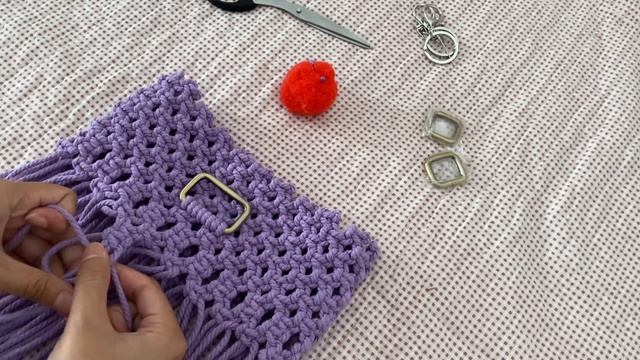 DIY: macrame backpack (bucket bag) ? tas macrame смотреть онлайн