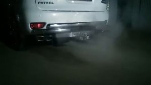 Nissan Patrol раздвоение выхлопной системы