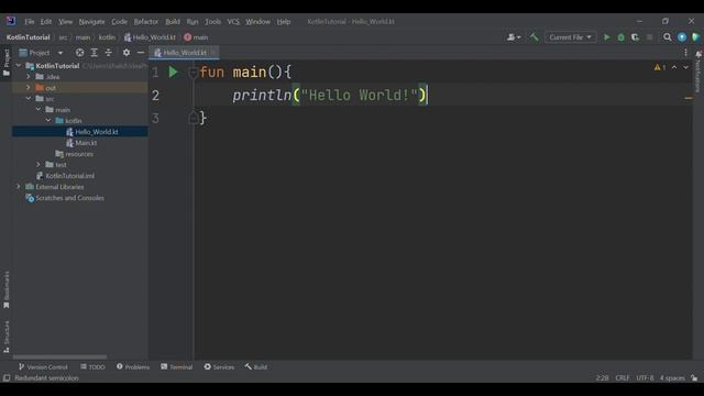 #1 Hello World in Kotlin || Kotlin Tutorials For Beginners смотреть онлайн
