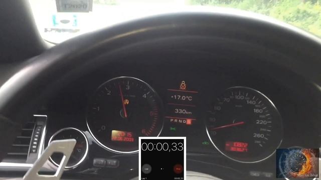 Audi A8 D3 4.0 TDI V8-2008 Quattro Chip 400hp Acceleration 0-100 Km/h & 0-200 Km/h On German Highwa