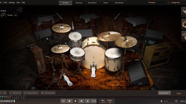 Toontrack EZDrummer 3 With The Blues EZX All Presets Demo