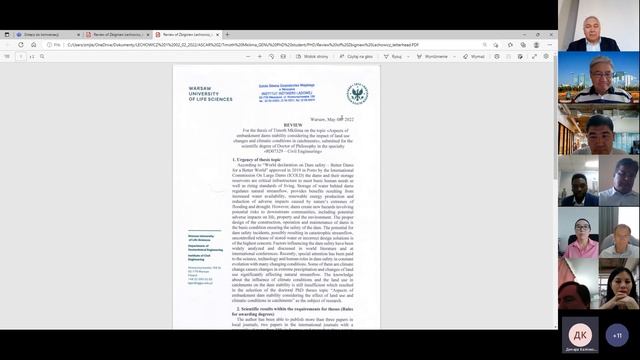 Защита диссертации PhD Mkilima Timoth по специальности «8D07329 – Строительство» смотреть онлайн