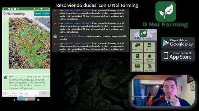 RESOLVIENDO DUDAS DE HUERTOS URBANOS CON D NOL FARMING смотреть онлайн