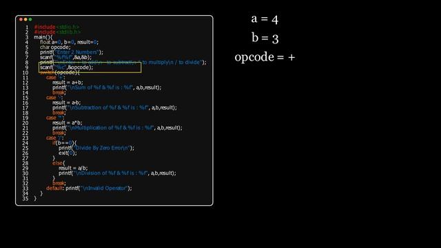 Perform Arithmetic Operations (Using Switch Statement) - LABxRIT смотреть онлайн