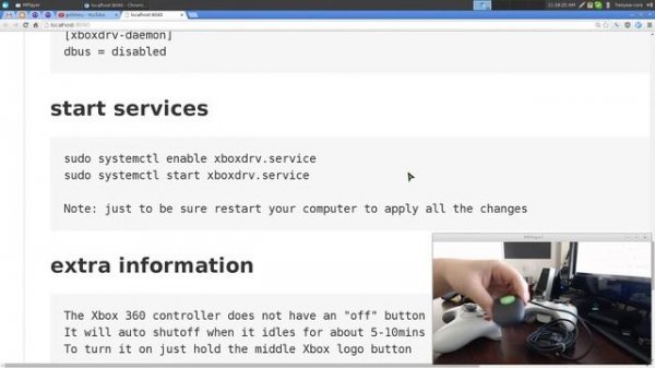 xboxdrv - Xbox 360 Wireless Controllers on Linux - Linux CLI