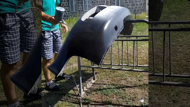 покраска бампера Ауди а6 смотреть онлайн