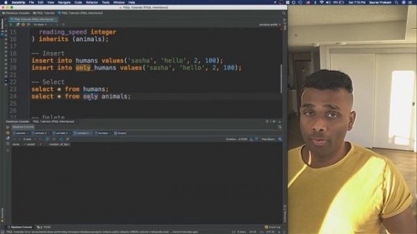 Column inheritance: Postgresql PSQL Full Course Teachmedatabase  #psql #database #inheritance