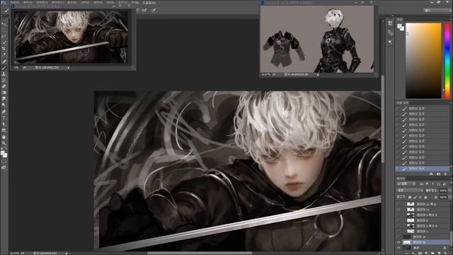 Photoshop original painting - Fury / Huion INSPIROY H950P Graphics Pen Tablet смотреть онлайн