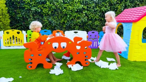 Katya and Dima show how to save natural resources