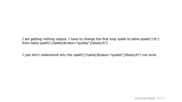 HTML : Extracting lxml xpath for html table смотреть онлайн