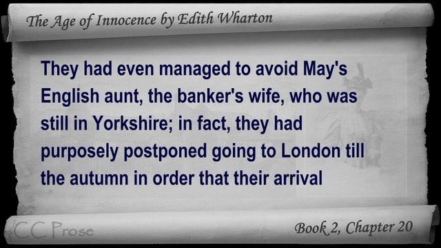 Chapter 20 - The Age of Innocence by Edith Wharton смотреть онлайн
