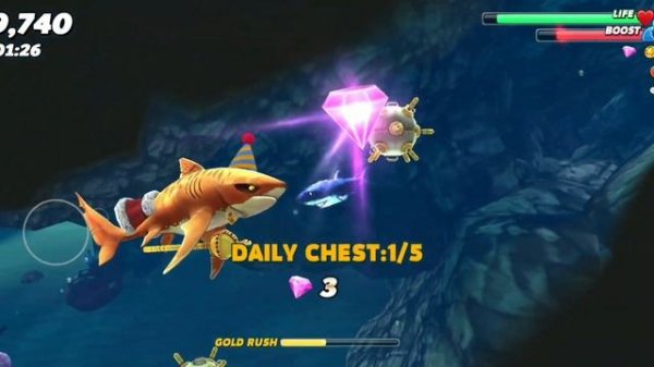 TIGER SHARK FINAL QUEST- DEFEAT THE GIANT SHARK TORMENTING ARABIAN SEA HUNGRY SHARK WORLD