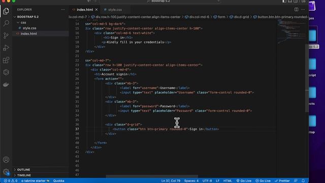 How to create a modern login page with boostrap 5 смотреть онлайн