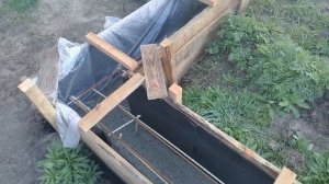 Заливка бетона транспортерной лентой