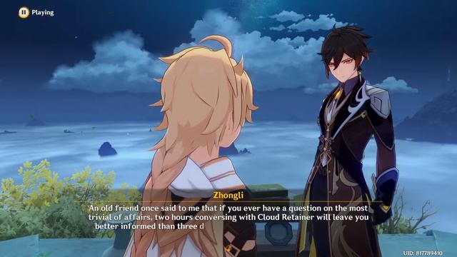 【原神 genshin impact】Zhongli VA JP⑤ Fleeting Colors in Flight Lantern Rite 華々しき流年 海灯祭 【げんしん】鍾離 смотреть онлайн