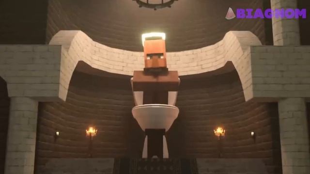 Minecraft Villager Skibidi Toilet - Coffin Dance Meme 3 (Remix) смотреть онлайн