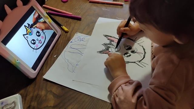 Рисуем с планшета.Учимся рисовать.Я художник.??️??️ смотреть онлайн