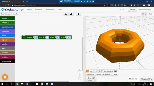Blockscad : Modélisation 3D et programmation смотреть онлайн