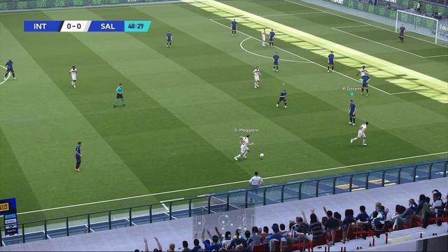 PES 2021 Season Update - Twiggy FUMA PC Gameplay MOD Inter v Salernitana Serie A League Mode смотреть онлайн