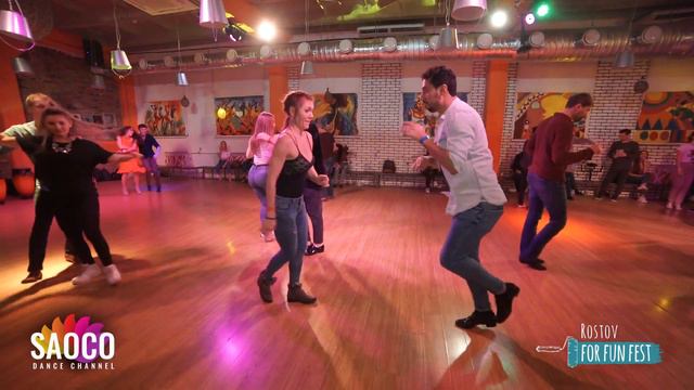Abdel and Elena Bryleva Salsa Dancing at Rostov For Fun Fest (Russia), Monday 04.11.2019 (SC) смотреть онлайн