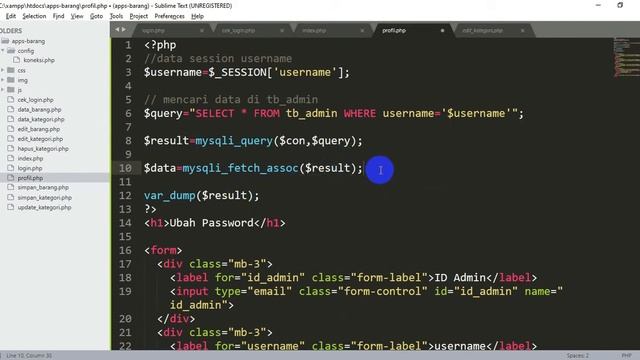 Belajar PHP #14 Membuat Fitur Ubah Password смотреть онлайн