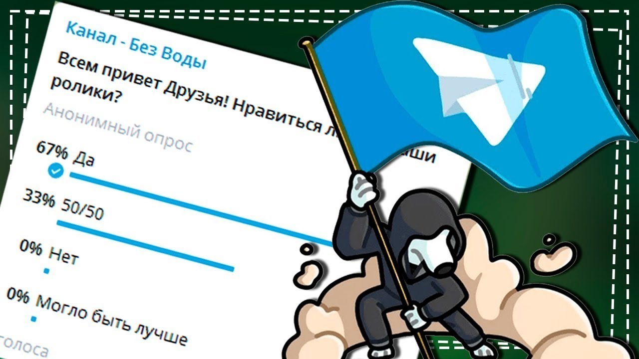 Как сделать Опрос в Телеграмме смотреть онлайн