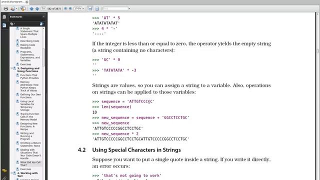 practical programming in python: first text for learning to program that deals with DNA смотреть онлайн