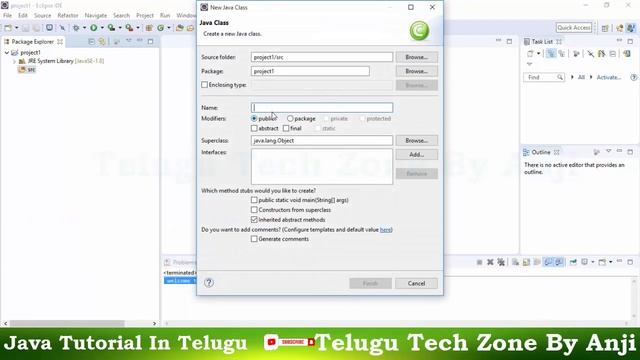 How to Create Java Project in Eclipse In Telugu By Shaik Faruk | Java Project In Eclipse InTelugu смотреть онлайн
