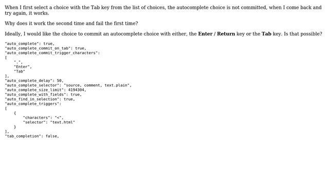 Sublime Text 3: How to enable autocomplete with Tab and Enter / Return смотреть онлайн