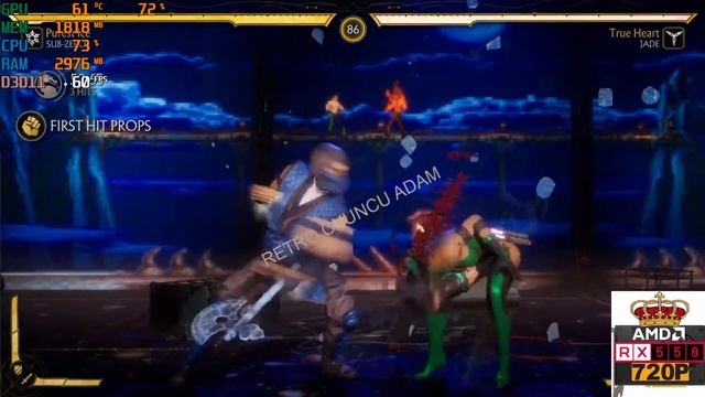 Mortal Kombat 11 - ATHLON 200GE - 4GB RAM - RX550 2GB GDDR5 128Bit Benchmark