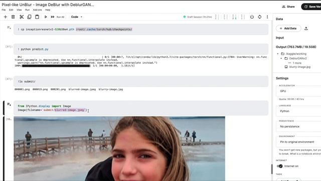 Pixel 7 Photo Unblur using Python Tutorial - Image DeBlur with DeblurGANv2 смотреть онлайн