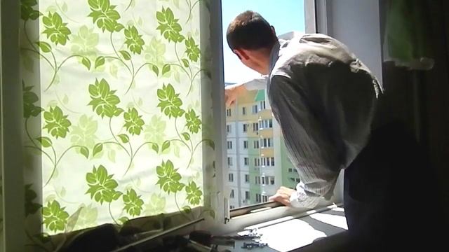 установка сплит-системы сбоку окна смотреть онлайн