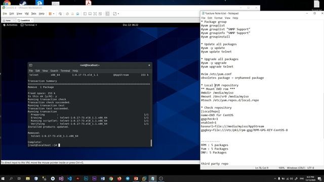 របៀប install software in centos ដោយប្រើ rpm, yum, dnf, នឹងរបៀប create local repositories смотреть онлайн